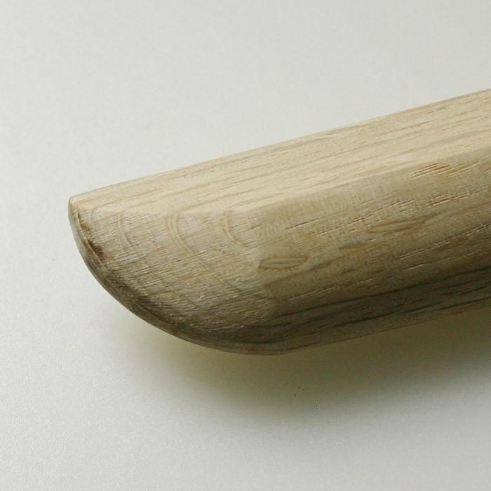 剣道 木刀 中刀 【日本製】 白樫木刀（中刀） 鍔、鍔止付 【 審査用