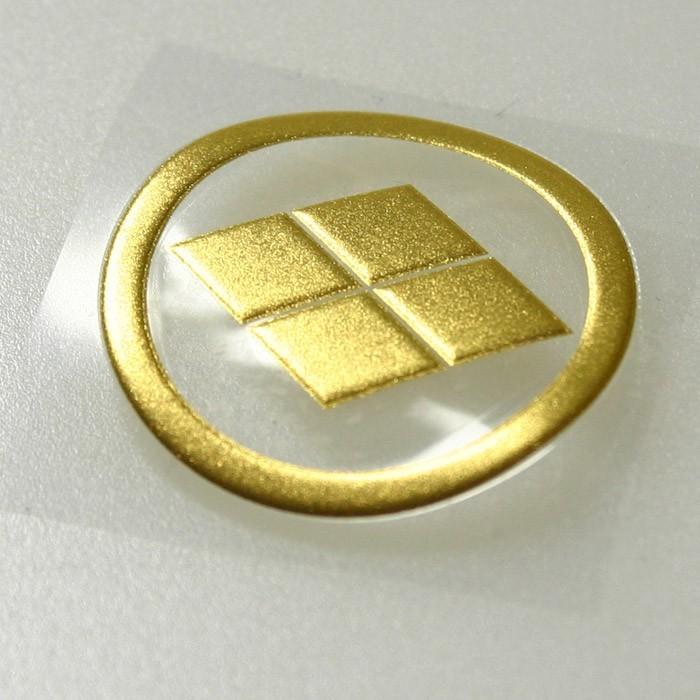 3000円以上で送料無料]【加工所取寄せ品】剣道 胴用 家紋 シール ○盛