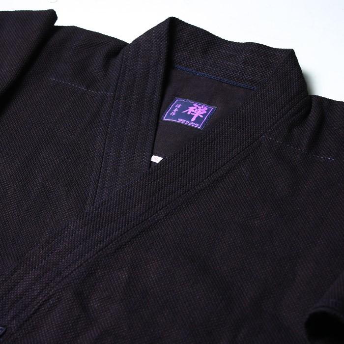 【加工所取寄せ品】 剣道着 一重 武州正藍染 ●[禅] 極上一剣剣道衣 清春作 ＜銀印＞ |  | 02