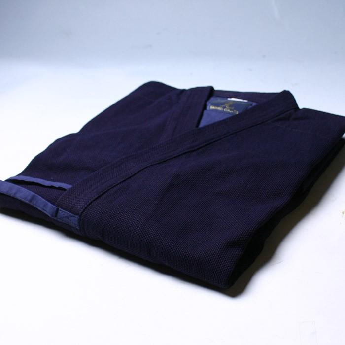 【加工所取寄せ品】 剣道着 一重 正藍染 ●[克] 軽量藍染一剣剣道衣 |  | 02