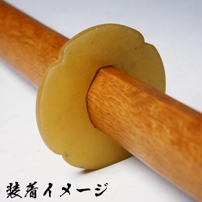 加工所取寄せ品】 剣道 木刀用・鍔(つば・ツバ) ○木刀用革鍔 (大刀