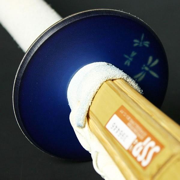 鍔(つば) 円形 切り抜き模様 約7.5cm 3000円以上で送料無料]剣道竹刀用・鍔(ツバ)○紋様鍔・ワン