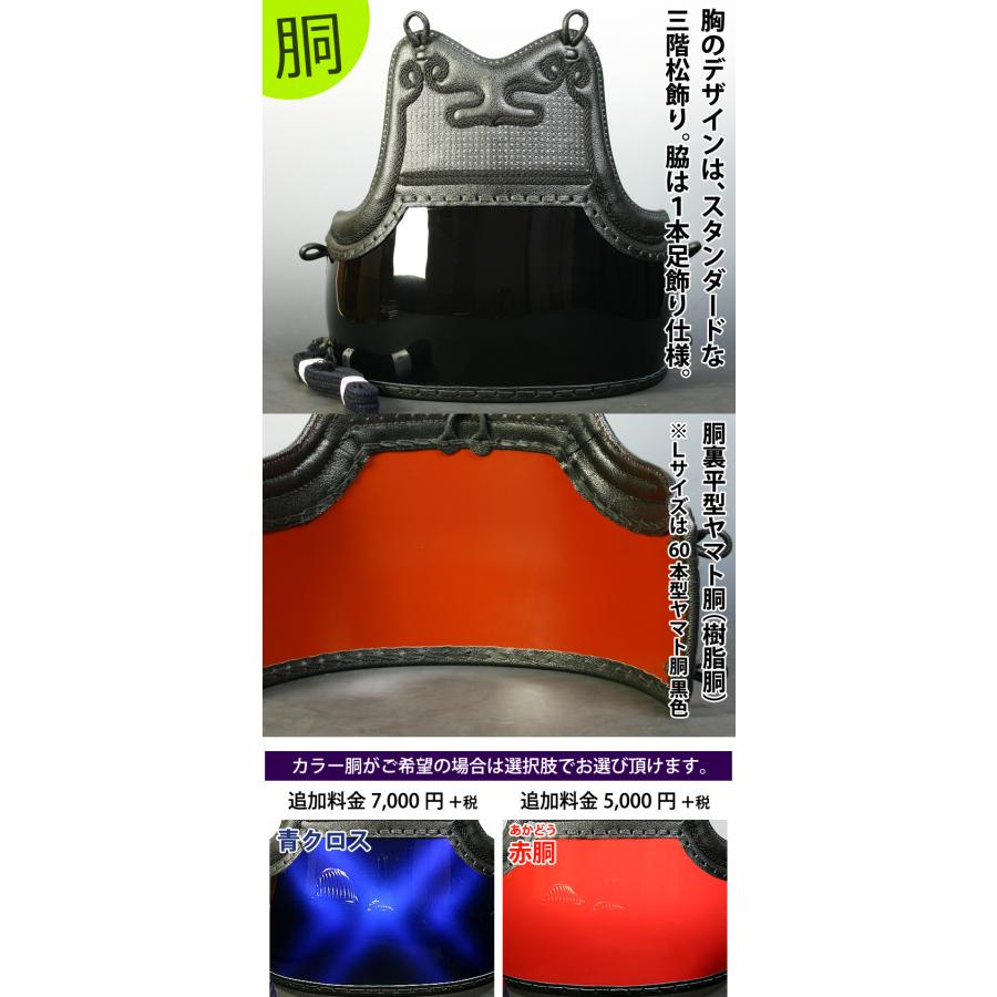 【新入生応援】少年用 剣道フルセット全25点『めぶき』[6ミリ刺し防具一式・剣道着・竹刀・バッグ] 　★洗える小手　●名彫シール　●3年保証書・説明書 | 剣道屋 | 05