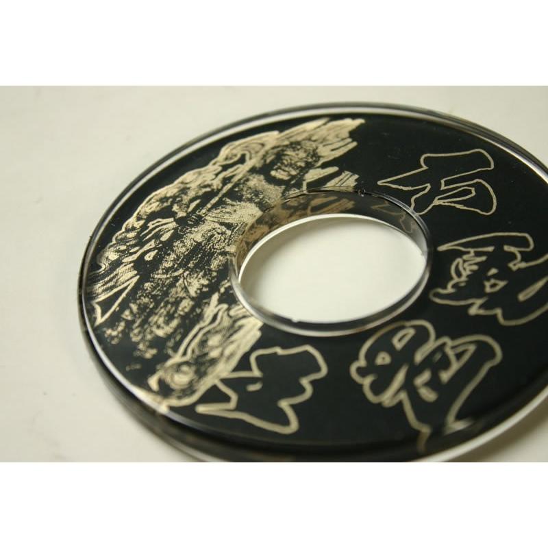 3000円以上で送料無料]剣道 竹刀用・鍔(ツバ) 化粧つば○不動明王