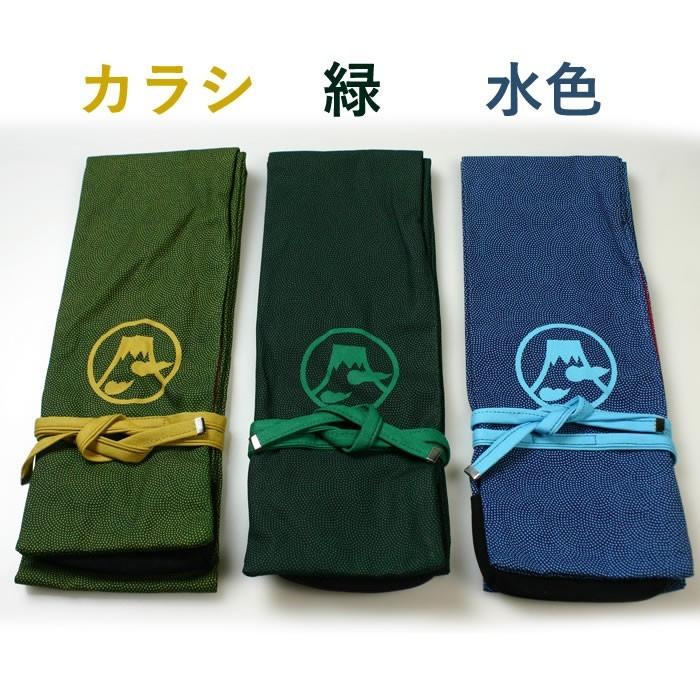 加工所取寄せ品】 剣道 竹刀袋 ○帆布鮫調染富士紋略式 2.5本入 【剣道