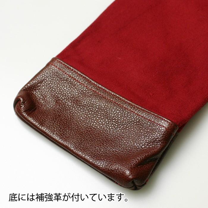 人気デザイナー 竹刀袋 剣道 8号帆布小桜刺繍略式3本入れ 黒 エンジ 紺