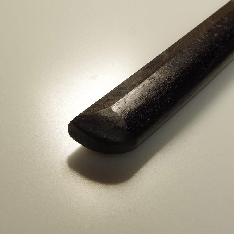 加工所取寄せ品】剣道 素振り木刀 黒塗樫3.5尺素振り木刀《素振木刀