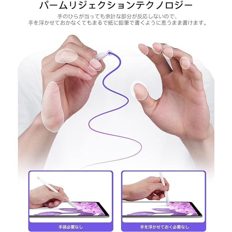iPad タッチペン ペンシル アップルペンシル ワイヤレス急速充電 iPad タッチペン ペンシル アップルペンシル ワイヤレス急速充電