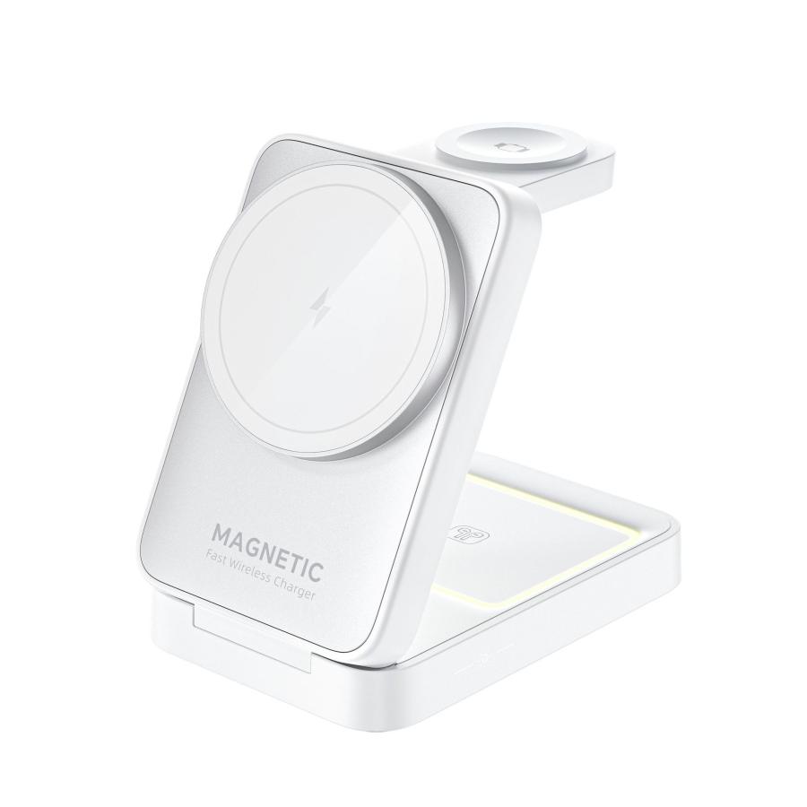 MagSafe ワイヤレス充電器 折りたたみ 3in1 マグネット式 QI 充電