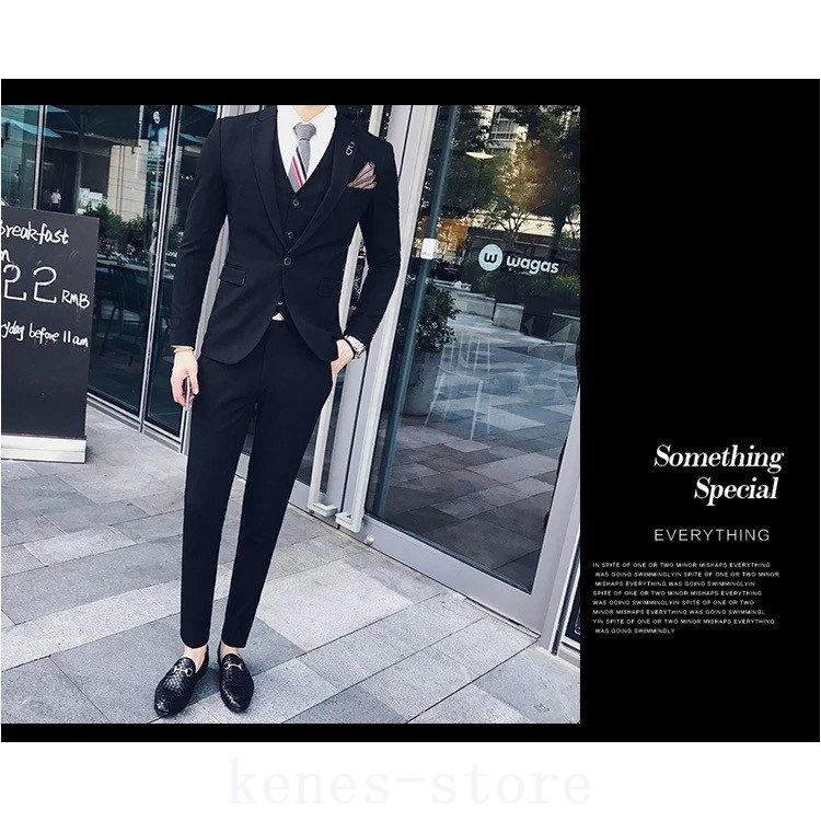 日本製 きれいめ 結婚式 細身 忘年会 ビジネススーツ 三点セット スーリピーススーツ メンズ 3ピーススーツ スーツセットアップ 結婚式 紳士服 3ピーススーツ カラー グレー Michiganestateplanning Com