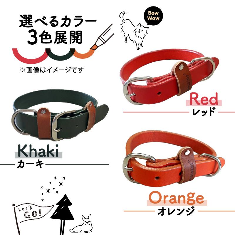 マイスタープラス レザーカラー #30（20kg以下） 幅30mm 首回り約39cm