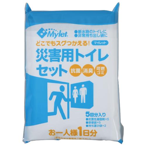 Mylet マイレット P-100 災害用トイレセット(100回分) - まいにち_3