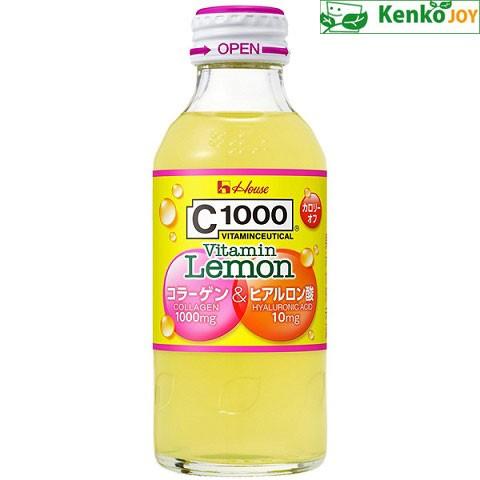 Ｃ１０００　ビタミンレモン　コラーゲン＆ヒアルロン酸　瓶 140ml×30｜kenjoy