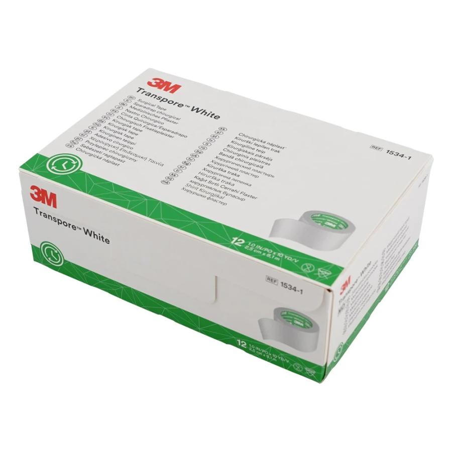 3M トランスポア ホワイトサージカルテープ 1534−1 0−8033