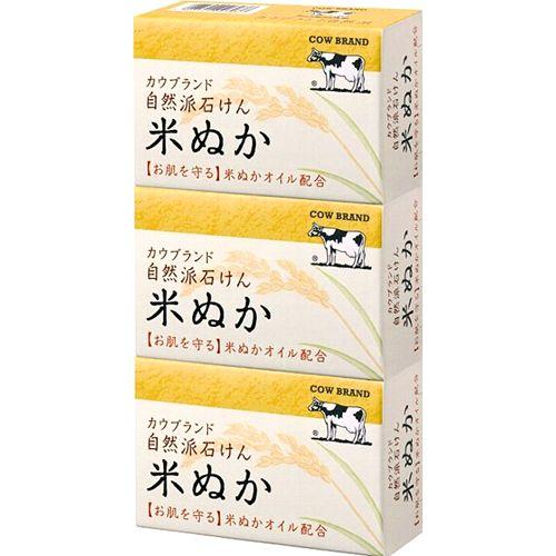 カウブランド　自然派石けん　米ぬか　100g×3P｜kenjoy