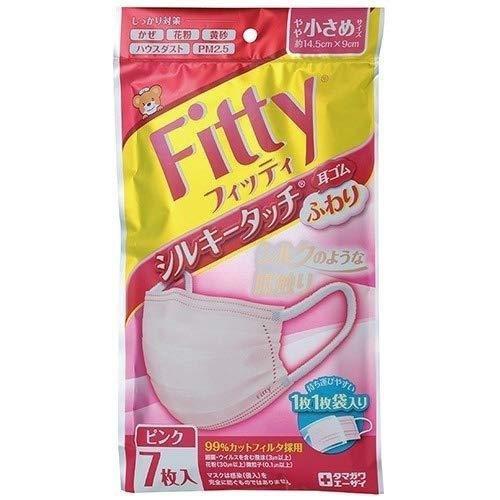 フィッティ シルキータッチ耳ゴムふわり ピンク小さめ 7枚 : ケンコー