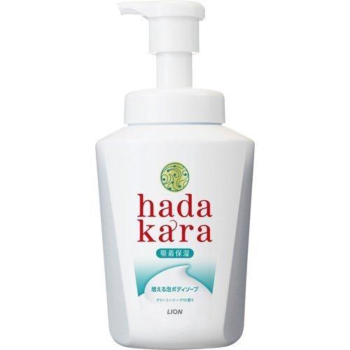 ｈａｄａｋａｒａ　ハダカラ 泡　ボディソープ　クリーミーソープ　本体　５５０ml｜kenjoy