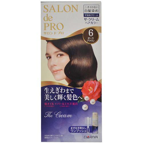 サロンドプロ ザ クリームヘアカラー 6 ダークブラウン ケンコージョイ 通販 Paypayモール