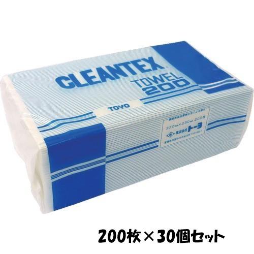 Kページ ≪送料無料≫クリーンテックス 240100 30R 200枚×30【同梱