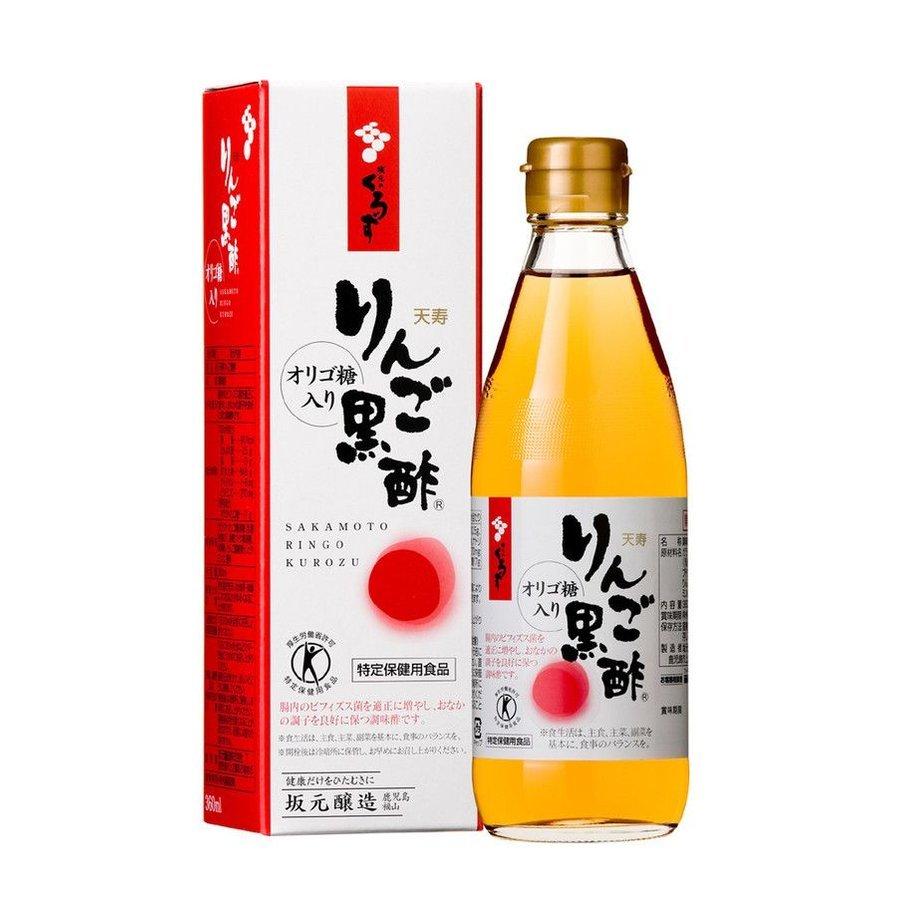 坂元の天寿りんご黒酢　３６０ｍＬ×12本｜kenjoy