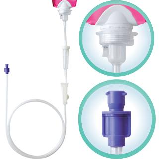 【ちーたん】経腸栄養注入セット　1パック¥150-より パックテイル®経腸栄養セットの使用方法 - YouTube