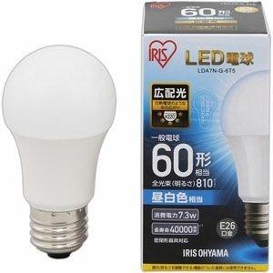 LED電球 E26 広配光 60形相当 昼白色　　LDA7N-G-6T5｜kenjoy