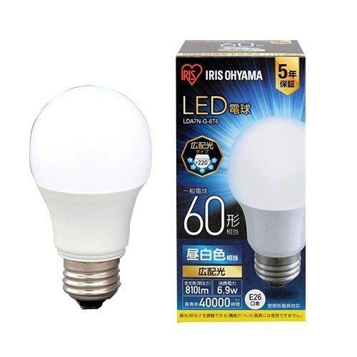 LED電球 E26 広配光 60形相当 昼白色　　LDA7N-G-6T6｜kenjoy