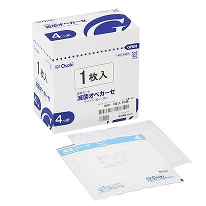 滅菌オペガーゼ RS4−5 30×30cm 4ツ折 5枚入 00010889  