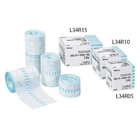 Nitto パーミロール Lite L34R10 10cm×12m 4個 優肌パーミロールLite