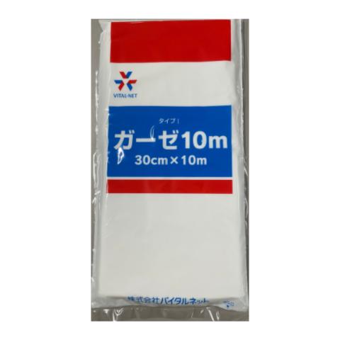 白十字 バイタルネット ガーゼ 10m 12023 1反 : ケンコー