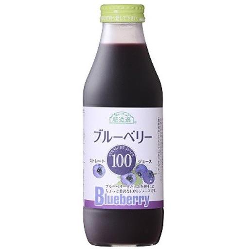 ≪送料無料≫ブルーベリー１００％（順造選） 500mL×12｜kenjoy