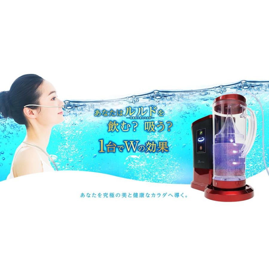 水素水生成器 水素吸入器 ルルドプレミアム Lourdes 吸入器 セット付