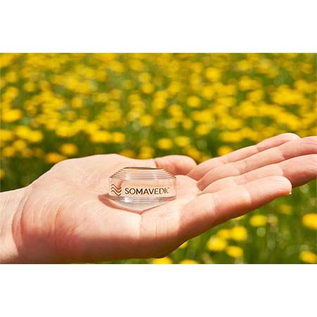 ソマヴェディック マイルド・ピュア ポータブルボタン : 健康な髪