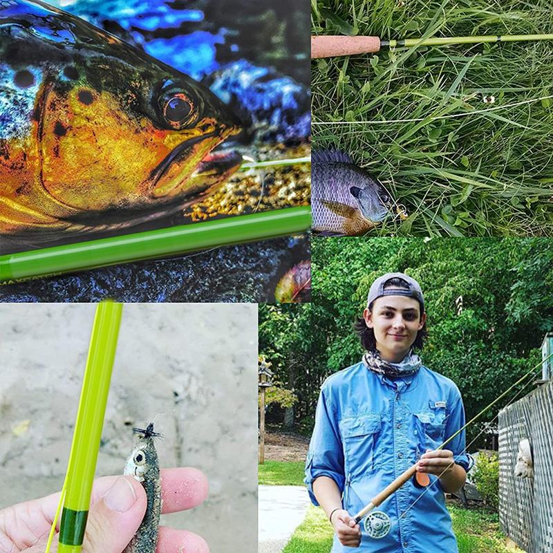 山岳渓流用フライロッド カーボンロッド 釣り竿 フライフィッシング 1ウェイト 6フィート 3ピース Addm1034 Case By Case一号店 通販 Yahoo ショッピング