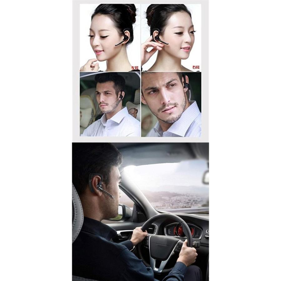 ワイヤレスイヤホン Bluetooth4 0 ブルートゥース ワイヤレス 運転 オフィス用ブルートゥースイヤホン マイク内蔵 防汗 防滴 受話器が回転可能 日本語説明書付 Auto 01 Case By Case一号店 通販 Yahoo ショッピング