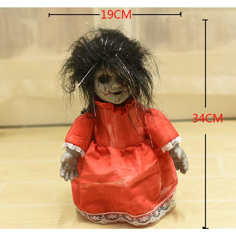 ハロウィン 装飾 飾 怖い おもちゃ ゴーストベイビー 少女 人形 ドール お化け ホラー 目が光る 効果音 歩く 動く 音声制御 小道具 パーティー 雰囲気作り Auto 07 Case By Case一号店 通販 Yahoo ショッピング