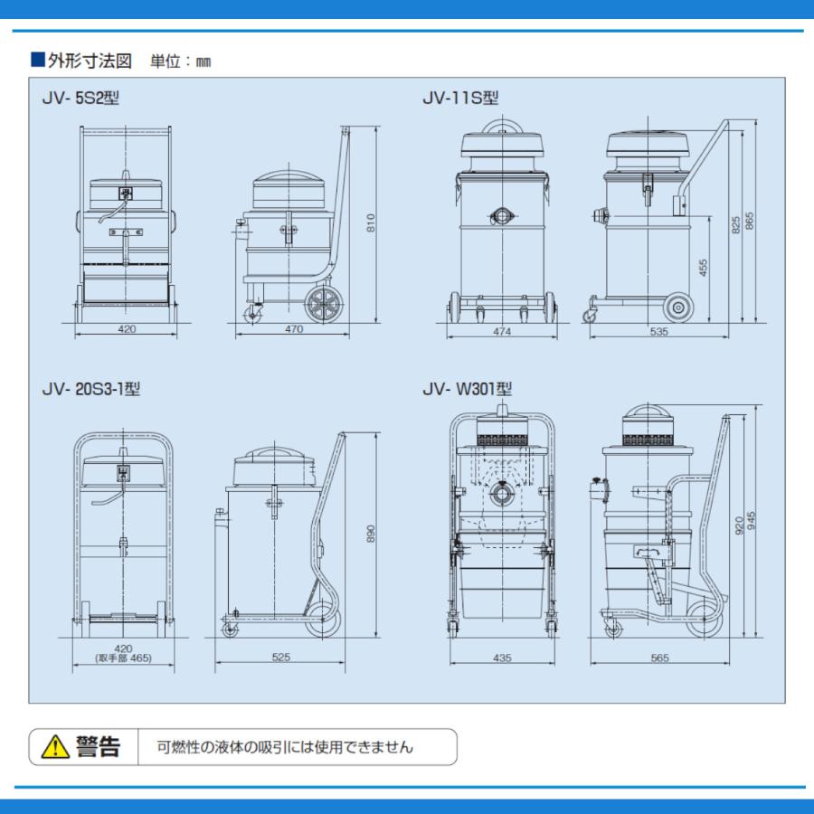 ツルミポンプ ツルミ 鶴見 JV-11S ジェットバキューマー 業務用掃除機
