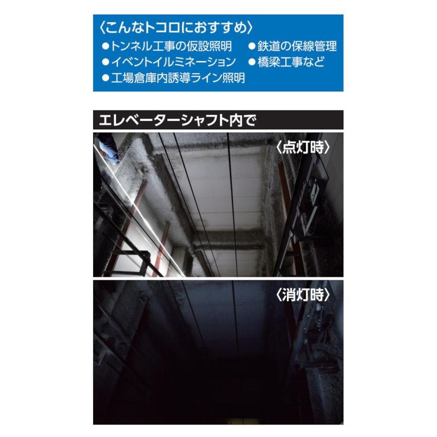 日動工業 LEDチューブライト 5m LECN-5J-W イルミネーションライト