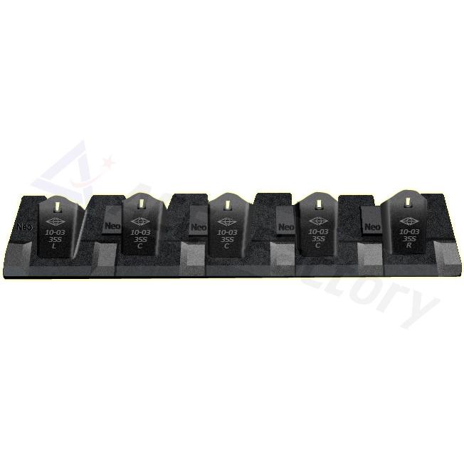 35S ツース盤 縦ピン 5枚セット 【バケット幅】 0.7クラス専用 ピッチ