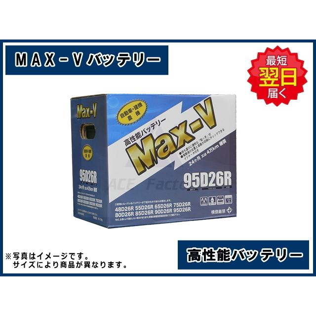 バッテリー Max-V 44B19 L/R 【建機用】 新品 セミシールド : 建機 