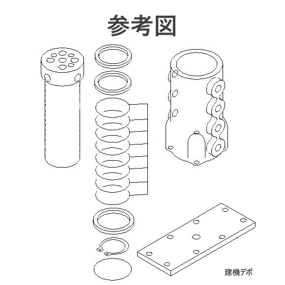 日立建機 ZX55UR-2 スイベルジョイント用シールキットです。 : 建機