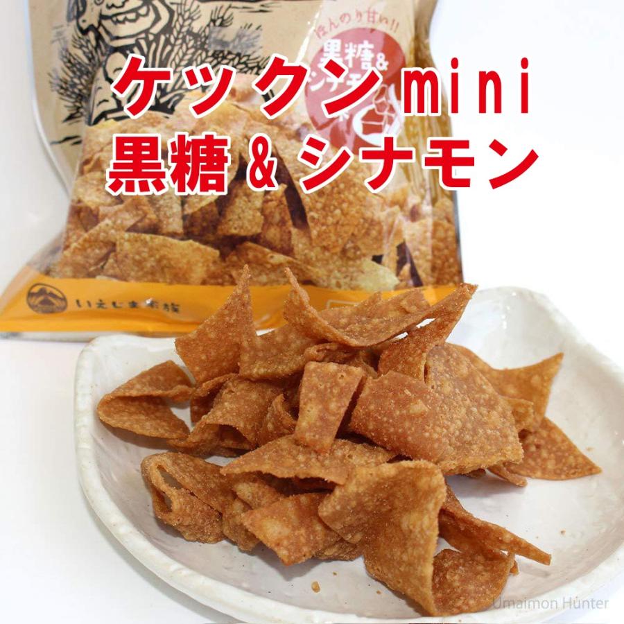 ケックンmini 黒糖&シナモン 60g×9袋 沖縄伊江島小麦チップス ほんのり