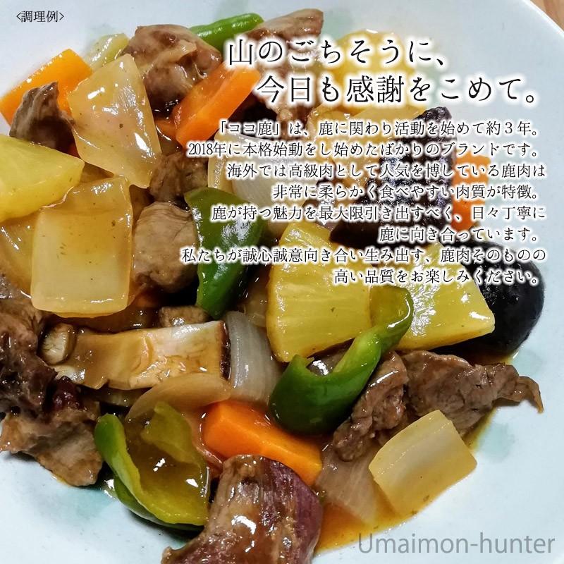 鹿肉 ランプ 600g 但馬のジビエ ココ鹿 兵庫県 人気 天然本州鹿 唐揚げ