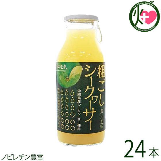 粗ごしシークワーサー180ml×24本 沖縄物産企業連合 沖縄 人気 土産