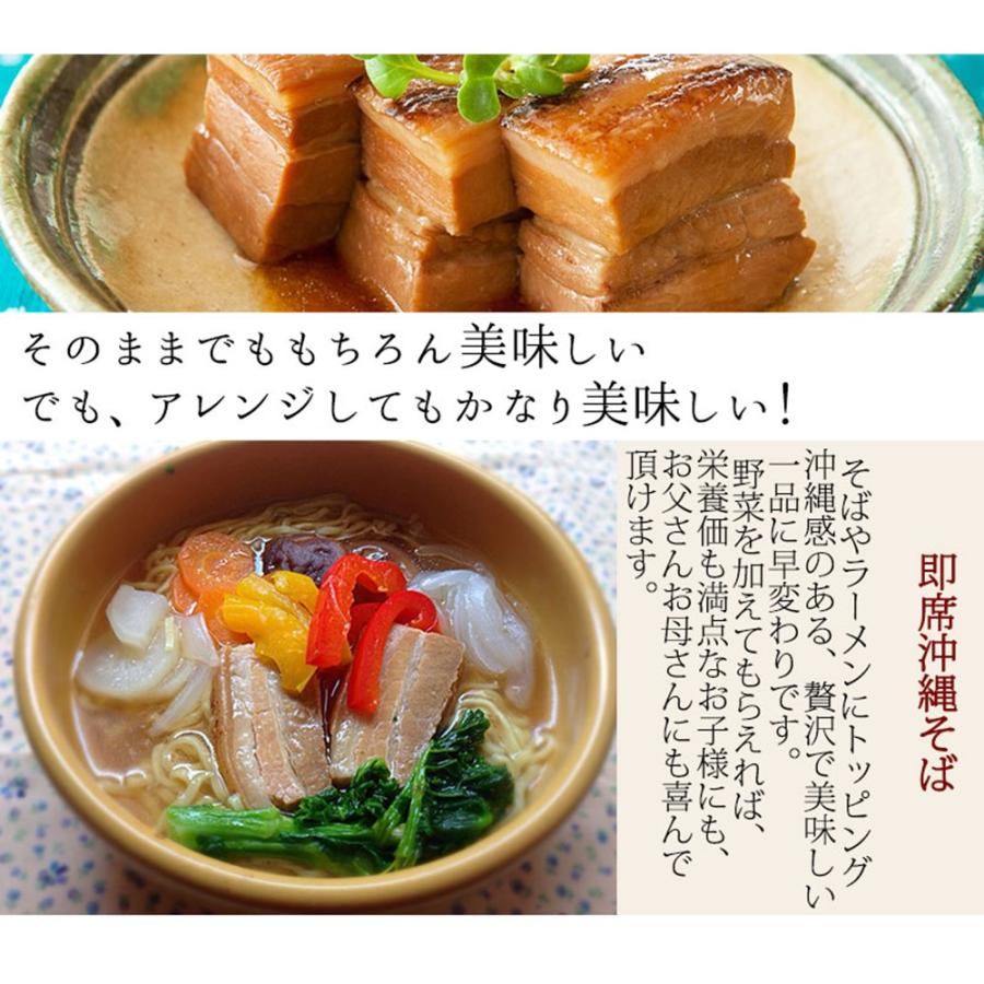 沖縄の味じまん らふてぃ ごぼう入 165g×2袋 沖縄 人気 定番 土産 料理｜kenko-batake｜07