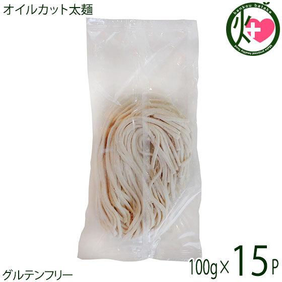 グルテンフリー オイルカット太麺 100g 15袋 レイ企画 沖縄 土産 人気 米粉麺 ノンオイル アレルギー アトピー お米のうどん 除去食 代替食 条件付き送料無料 Reik Grtfm 0100 Nm 015 けんこう畑 通販 Yahoo ショッピング