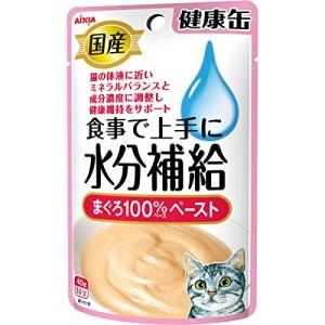 アイシア 国産 日本最大のブランド 卓抜 健康缶パウチ まぐろペースト40g 水分補給