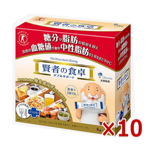 ●賞味期限2028年11月●賢者の食卓 ダブルサポート [6g×30包]×10箱 賢者の食卓 賢者の食卓 ダブルサポート (6g×30包) ×10箱 優良配送 送料