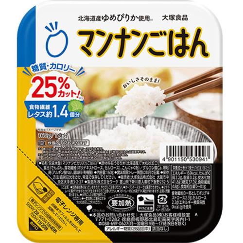 マンナンヒカリの25%カロリーカットごはん　(160g×24)×2ケース　優良配送 | 大塚食品 | 01