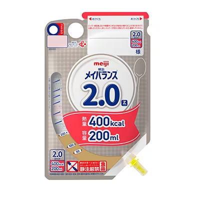 メイバランス2.0　200ml×24パック入　紙パック 明治（meiji） メイバランス 2.0 Zパック 400kcal 200ml×12 【栄養